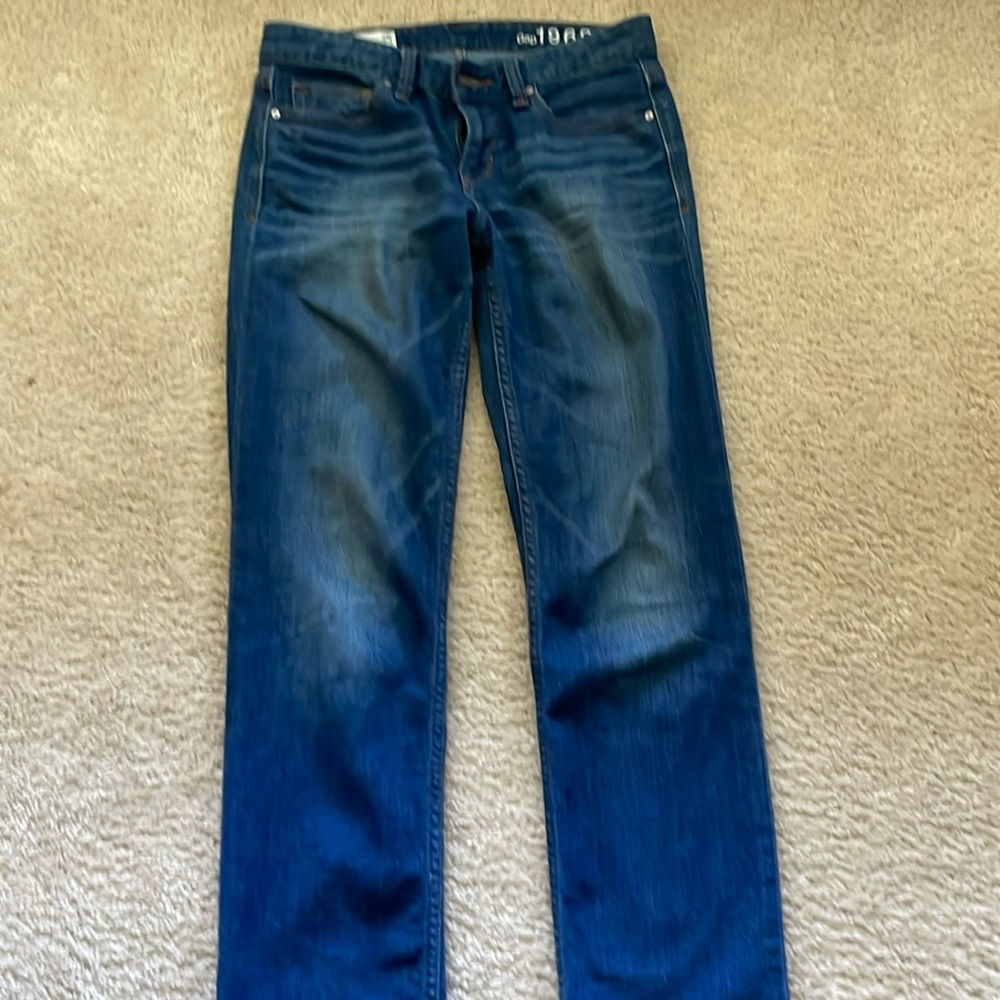 Gap real straight jeans